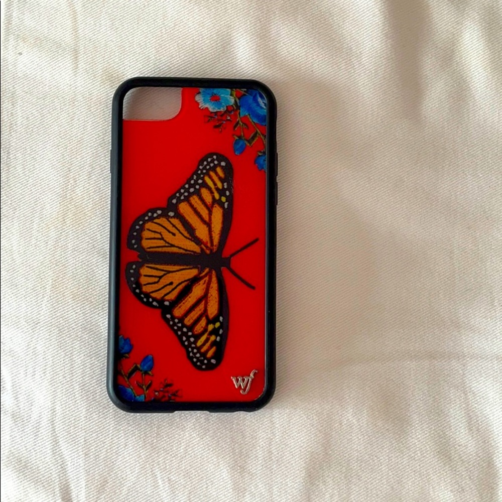 Wildflower iPhone 8 butterfly phone case
